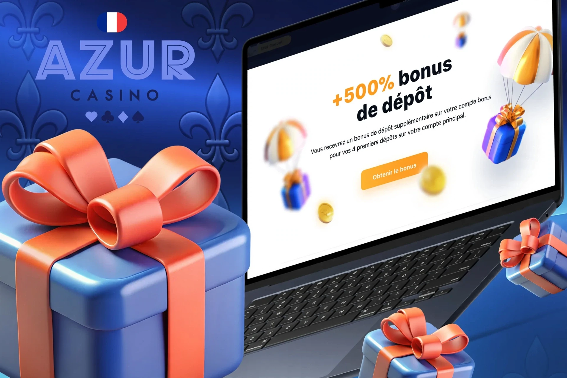 Conditions pour recevoir un bonus de bienvenue après connexion à votre compte et dépôt de fonds