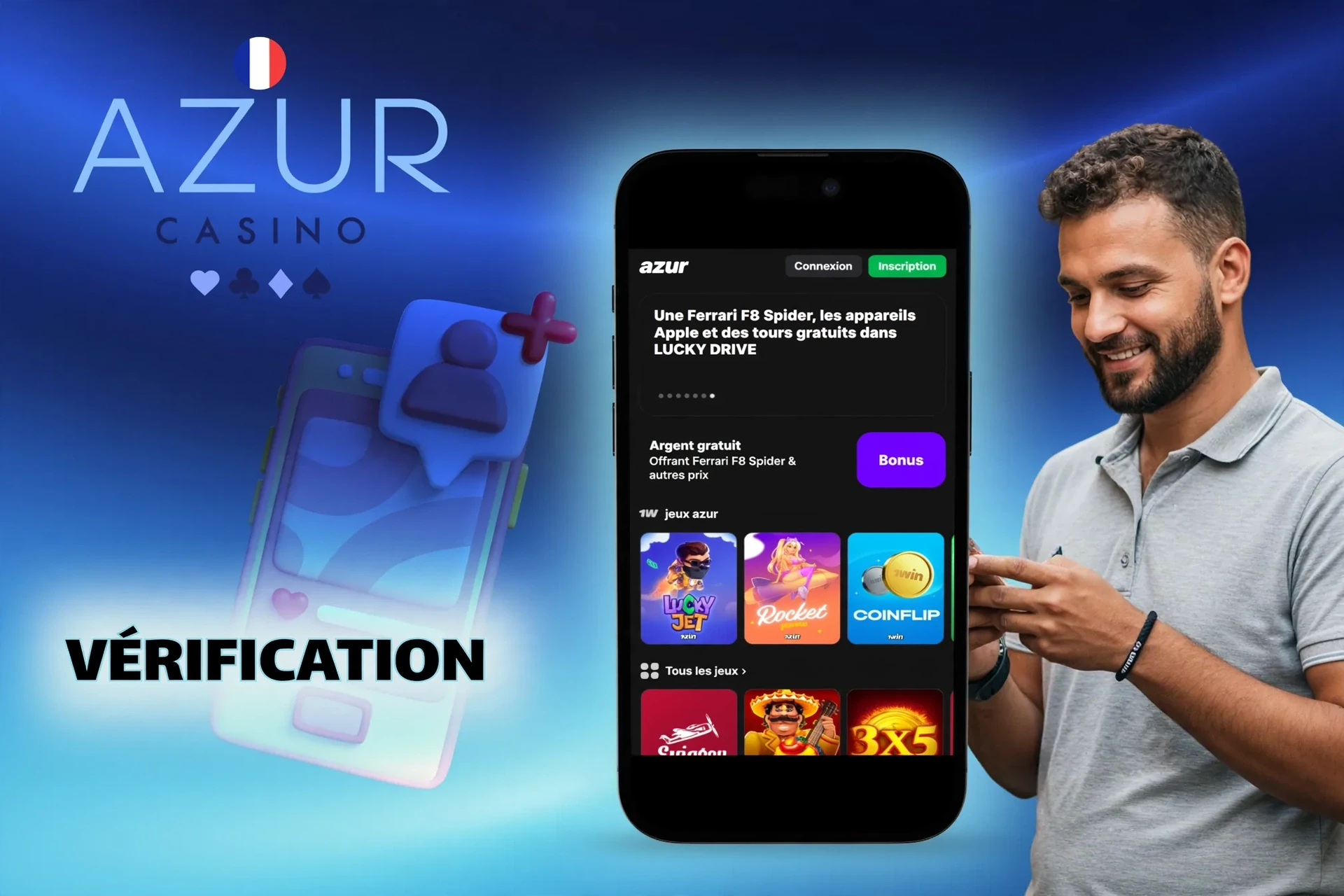 Le processus de vérification d'identité chez Azur pour garantir la sécurité du compte.